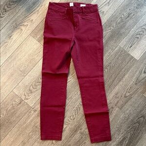 GAP Women's Burgundy Trousers